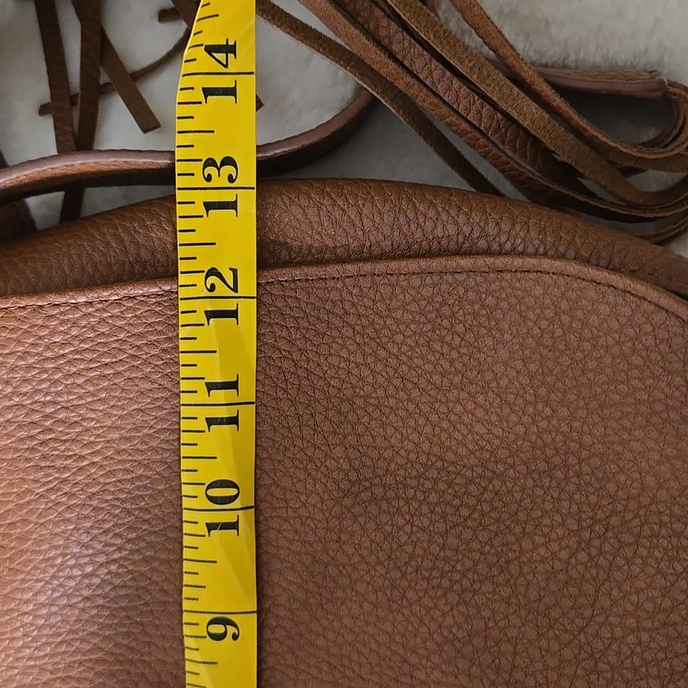 Express Brown Fringe Cross Body Purse - Picture 7 of 8